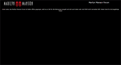 Desktop Screenshot of forum.manson-valley.de