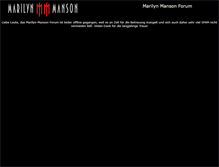 Tablet Screenshot of forum.manson-valley.de
